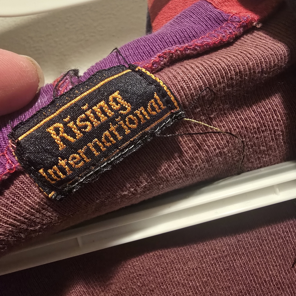 Rising International Multicolor Patchwork Hoodie - image 3